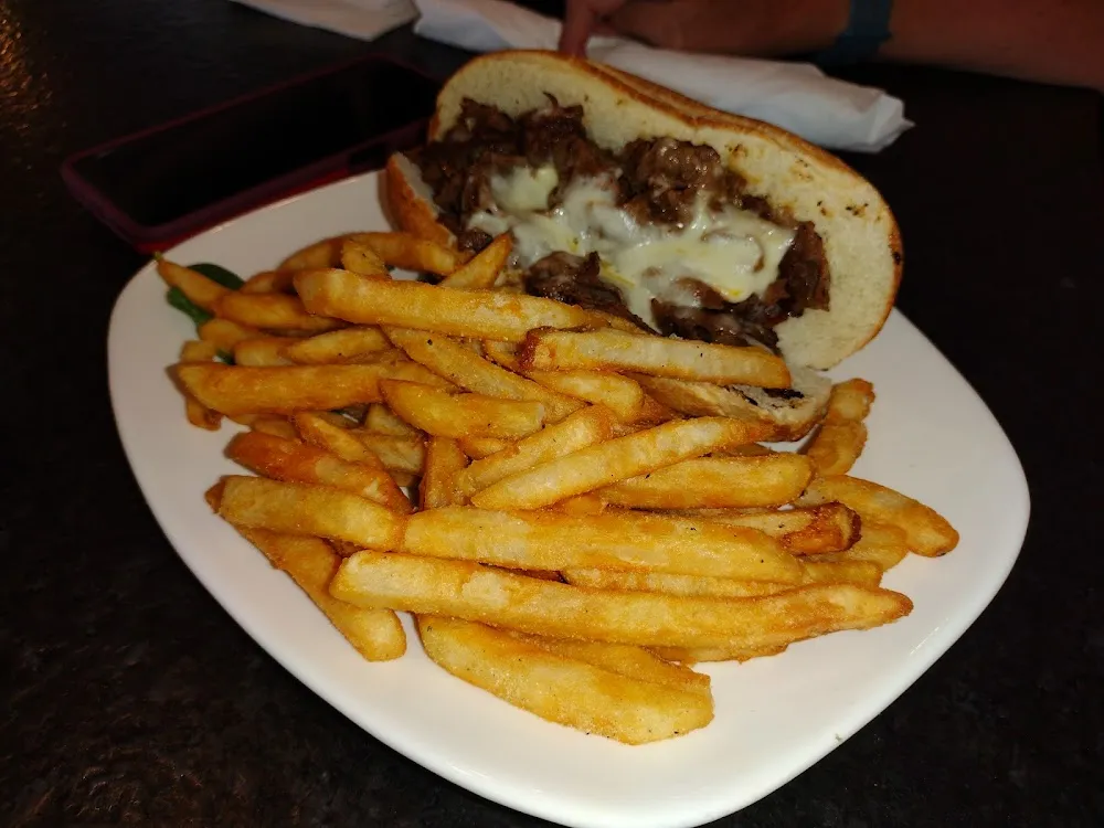 Cheesesteak and Fries